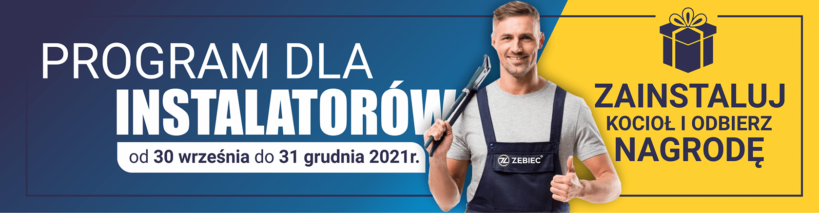 zębiec baner www Program dla Instalatorów